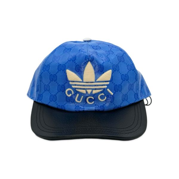 GUCCI x ADIDAS: Crystal Monogram Stefanos Baseball Cap Discount