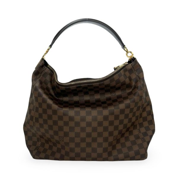 LOUIS VUITTON: Damier Ebene Portobello PM For Discount