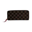 LOUIS VUITTON: Damier Ebene Clemence Wallet Hot on Sale