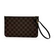 LOUIS VUITTON: Damier Ebene Neverfull Pochette Sale