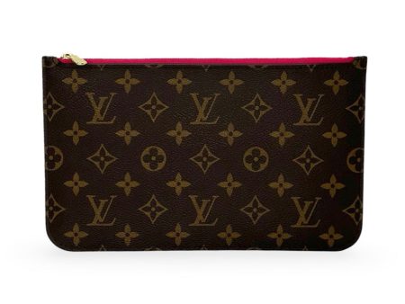 LOUIS VUITTON: Monogram Neverfull Pochette For Sale