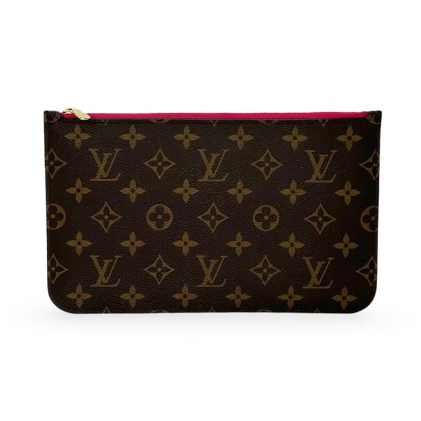 LOUIS VUITTON: Monogram Neverfull Pochette For Sale