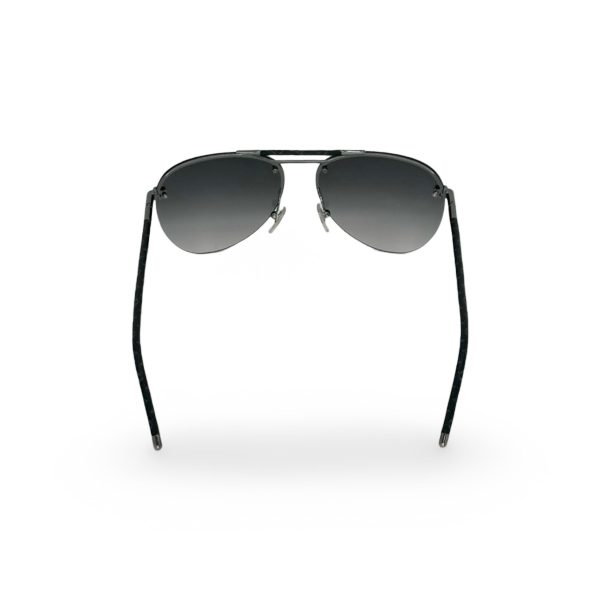 LOUIS VUITTON: Clockwise Canvas Pilot Sunglasses For Discount