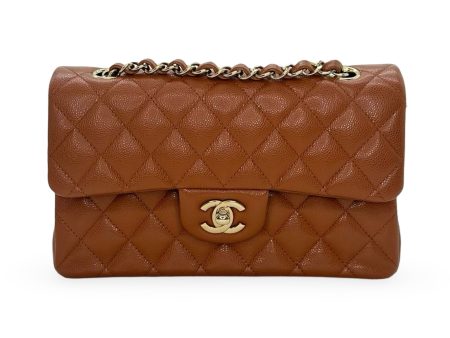 CHANEL: Quilted Caviar Small Classic Double Flap Cheap