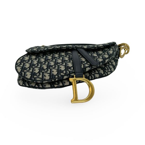 CHRISTIAN DIOR: Oblique Jacquard Saddle Bag Fashion