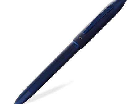 Cross Tech4 Multifunction Ball Pen - Textured Blue PVD Sale