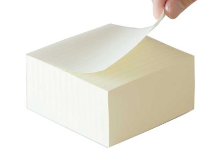 Midori MD Block Ivory Memo Pad  - Ruled Supply