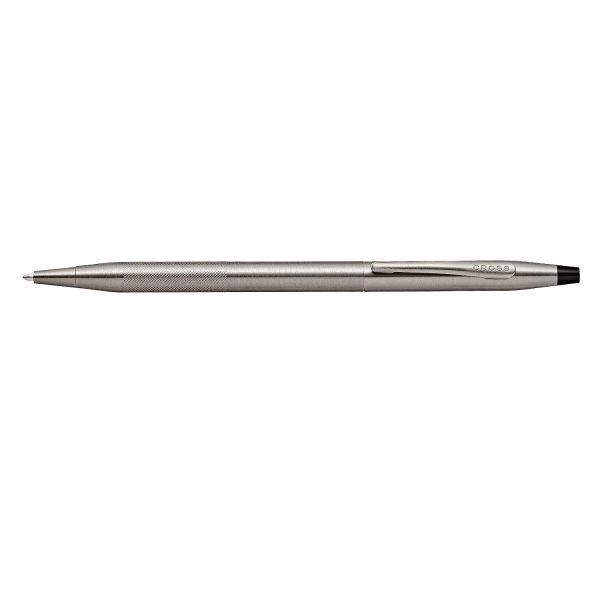 Cross Classic Century Micro Knurl Ball Pen - Titanium Grey Fashion