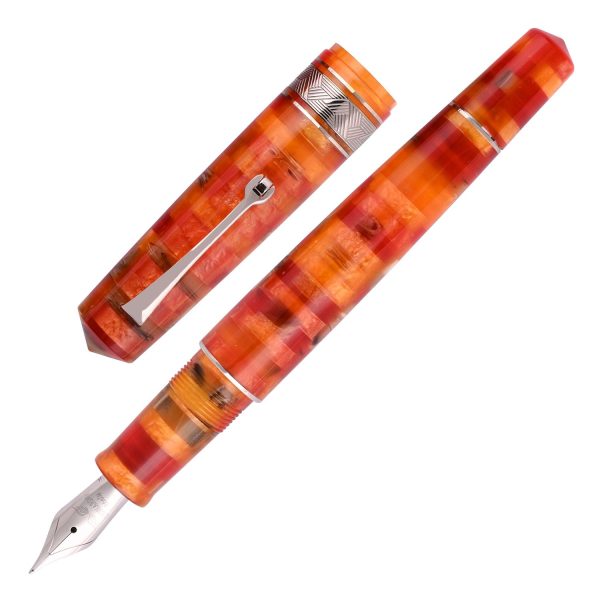 Leonardo Mosaico Fountain Pen - Mango CT Hot on Sale