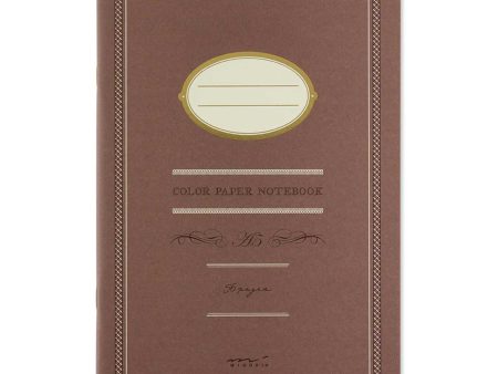 Midori Colour Paper Brown Notebook - A5, Ruled Online Hot Sale