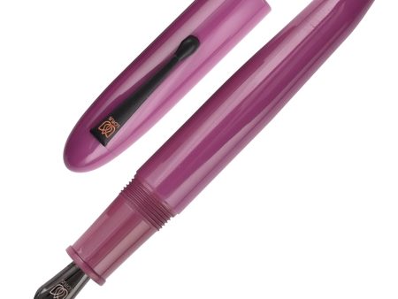 Lotus Shikhar Ebonite Fountain Pen - Purple BT For Discount