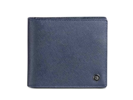 Lapis Bard Stanford Money Clip Evening 8cc Wallet with Additional Sleeve - Blue For Sale