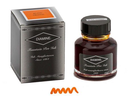 Diamine Blaze Orange Ink Bottle - 30ml Hot on Sale