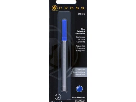 Cross 8783-5 Slim Ball Pen Refill - Blue - Medium Online