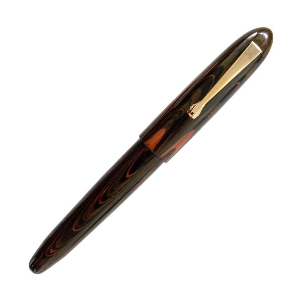 Lotus Shikhar Fountain Pen, Rust Swirl - Jowo Steel Nib Online Sale