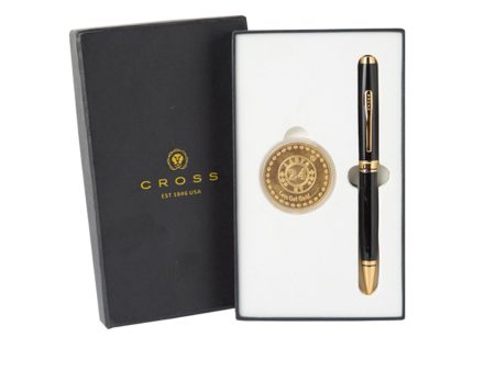 Cross Coventry Black Ball Pen Combo Gift Set, Black With Gold Coin Discount