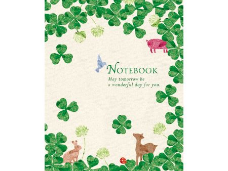 Midori Clover Notebook - A5, Ruled Online Hot Sale