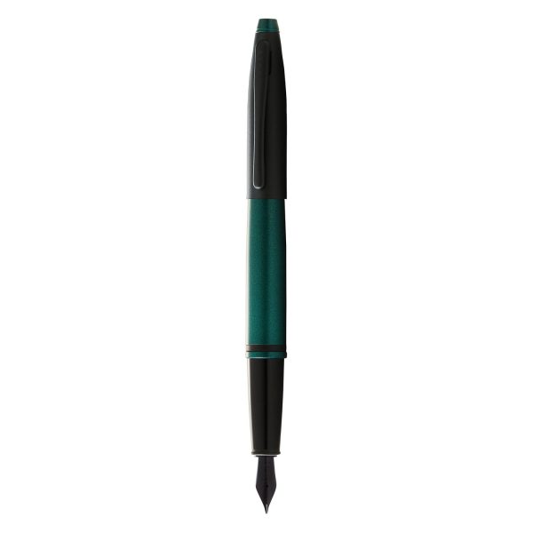 Cross Calais Fountain Pen - Matt Green & Black For Discount