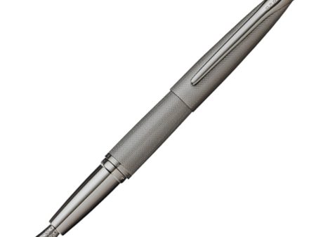 Cross ATX Fountain Pen - Sandblasted Titanium Grey For Sale