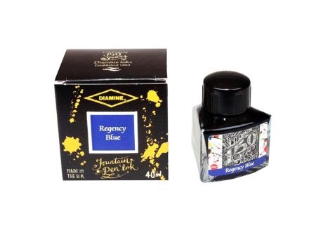 Diamine 150th Anniversary Ink Bottle, Regency Blue - 40ml Cheap