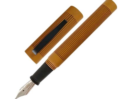 Lotus Corinthian Fountain Pen, Mustard - Jowo Steel Nib Fashion