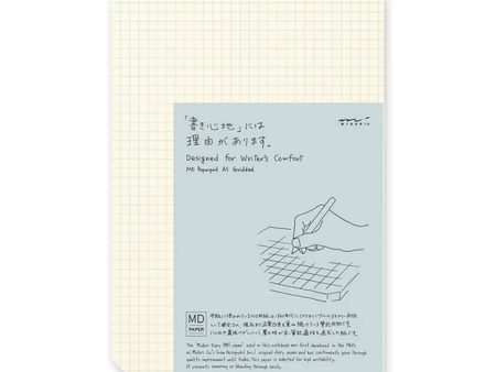 Midori MD Ivory Paperpad - A5, Square Ruled Online Hot Sale