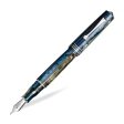 Leonardo MZ Grande Fountain Pen - Dark Hawaii CT For Sale