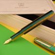 Lotus Saral Halos Special Edition Fountain Pen, Chartreuse - Steel Nib For Cheap