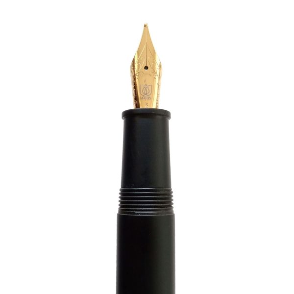 Lotus Shikhar Fountain Pen, Matte Black - Jowo Steel Nib For Discount