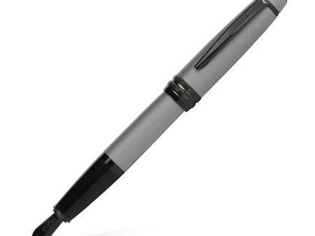 Cross Bailey Fountain Pen - Matt Grey PVD For Discount