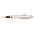 Cross Peerless 125 Fountain Pen, Silver   Gold Trim - 18K Gold Nib Online now