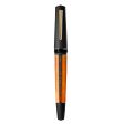 Maiora Impronte Oversize Fountain Pen - Black Orange GT Online