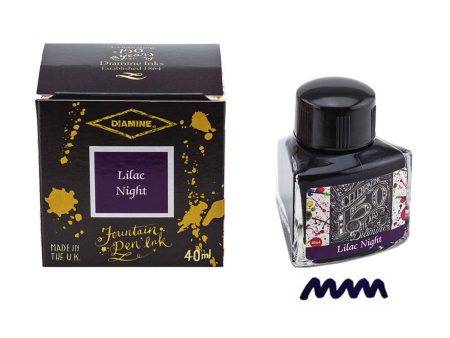 Diamine 150th Anniversary Ink Bottle, Lilac Night - 40ml Supply