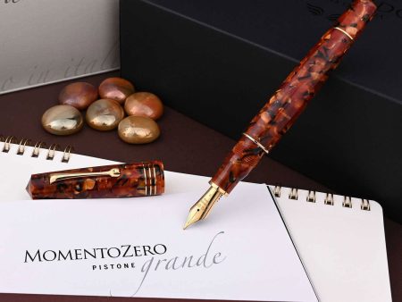 Leonardo MZ Grande Fountain Pen - Copper GT For Sale