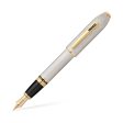 Cross Peerless 125 Fountain Pen, Silver   Gold Trim - 18K Gold Nib Online now