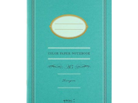 Midori Colour Paper Blue Notebook - A5, Ruled For Discount