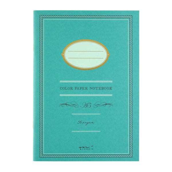 Midori Colour Paper Blue Notebook - A5, Ruled For Discount