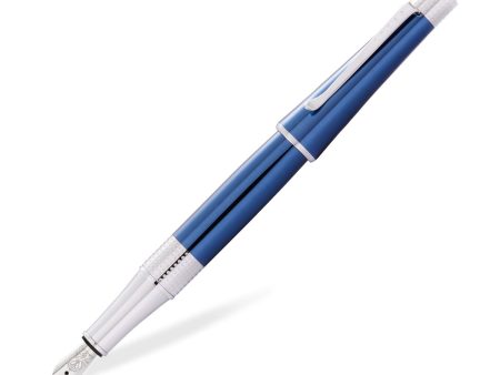 Cross Beverly Fountain Pen - Cobalt Blue Sale