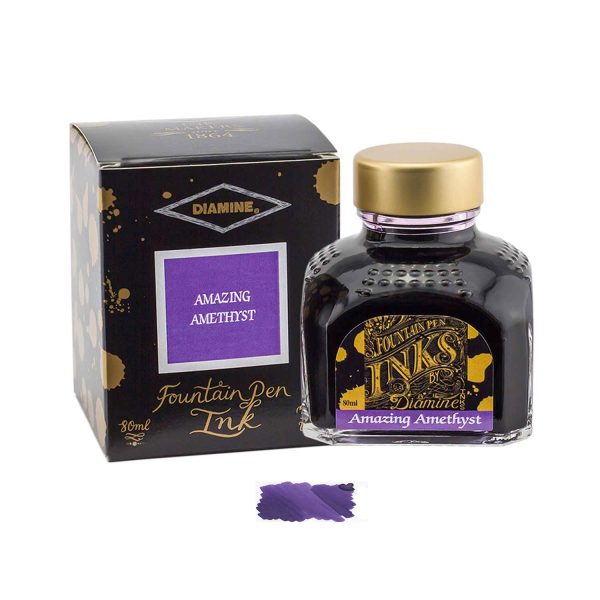 Diamine Amazing Amethyst Ink Bottle - 80ml on Sale