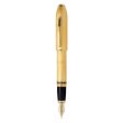 Cross Peerless 125 Fountain Pen, Gold - 18K Gold Nib For Discount