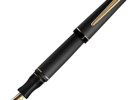 Maiora Impronte Oversize Fountain Pen - Matte Black GT Hot on Sale