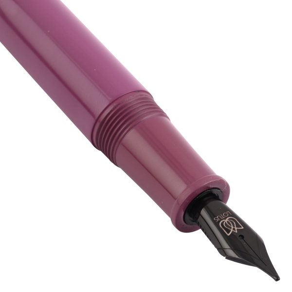 Lotus Shikhar Ebonite Fountain Pen - Purple BT For Discount