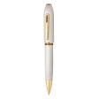 Cross Peerless 125 Ball Pen, Textured Platinum   Gold Trim Sale