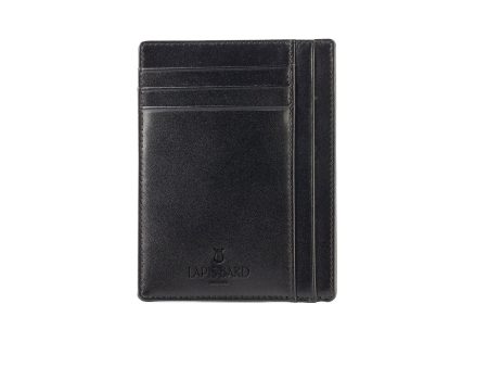 Lapis Bard Mayfair 6cc Credit Card Holder - Black Online Hot Sale