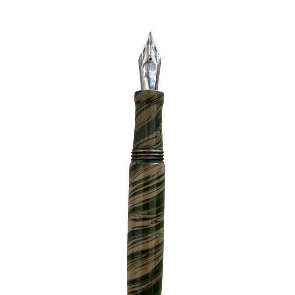 Lotus Student Ebonite Fountain Pen - Green Beige CT Cheap