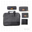 Makoba Felt Super Slim 14  Laptop Bag With Strap, Grey Hot on Sale