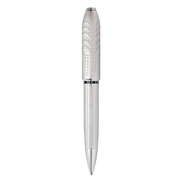 Cross Peerless 125 Ball Pen, New York Platinum Hot on Sale