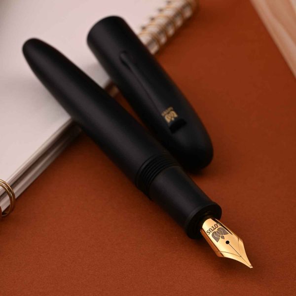 Lotus Shikhar Fountain Pen, Matte Black - Jowo Steel Nib For Discount