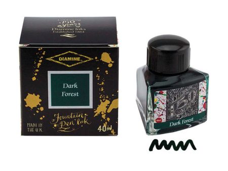 Diamine 150th Anniversary Ink Bottle, Dark Forest Green - 40ml Sale