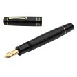 Leonardo MZ Grande Audace Art Nouveau No.8 Fountain Pen - Intense Black GT (Limited Edition) on Sale